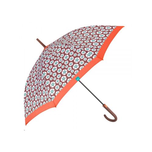 PERLETTI Time, Női bot esernyő / narancssárga szegély, 26242 129573797