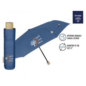 PERLETTI GREEN Női összecsukható esernyő Kék, 19119 129573883 - Esernyő