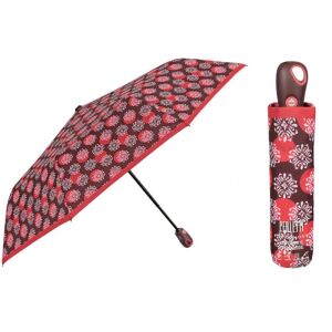 PERLETTI Női teljesen automata esernyő TECHNOLOGY Fiori / piros, 21723 129573951 - Perletti