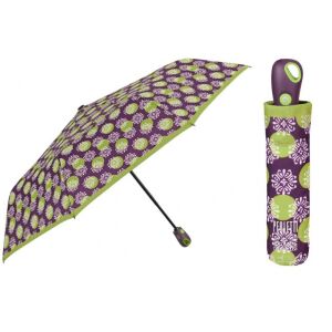 PERLETTI Női teljesen automata esernyő TECHNOLOGY Fiori / zöld, 21723 129573964 - Perletti