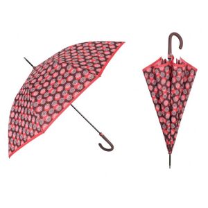PERLETTI Automata esernyő TECHNOLOGY Fiori / piros, 21722 129573967 - Esernyő