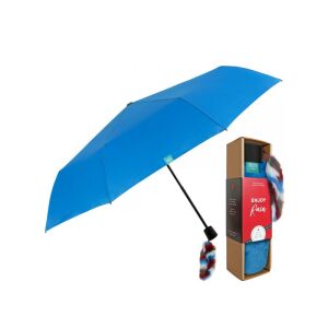 Összecsukható esernyő díszítéssel Perletti LOVE / kék, 26169 129574063 - Esernyő