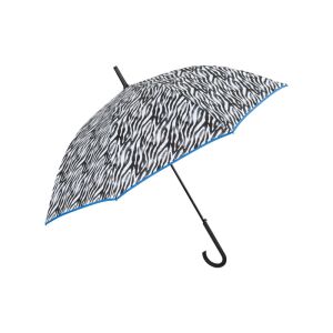 Női automata esernyő Perletti ZEBRATO / kék szegély, 26164 129574071 - Esernyő