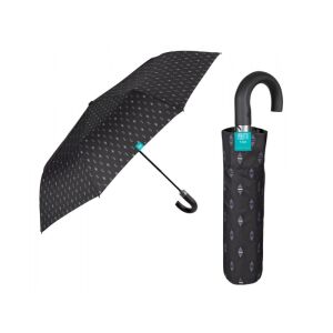 PERLETTI TIME Férfi automata összecsukható esernyő Geometrico, 26287 129574257 - Perletti