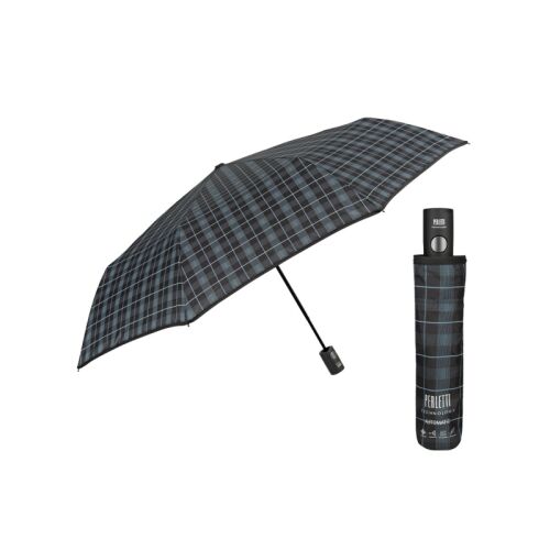 PERLETTI Férfi automata esernyő TIME / türkiz csíkos, 21712 129574303