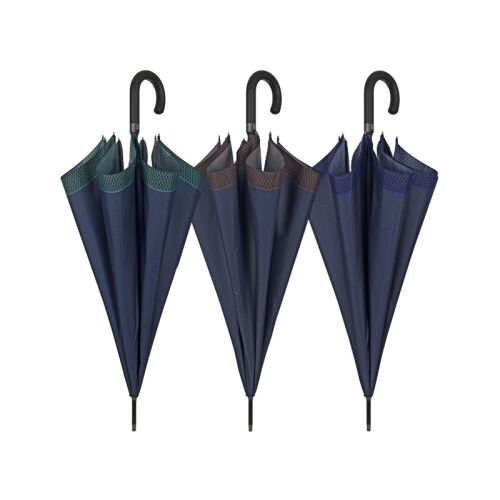 PERLETTI Férfi automata esernyő TECHNOLOGY / barna, 21706