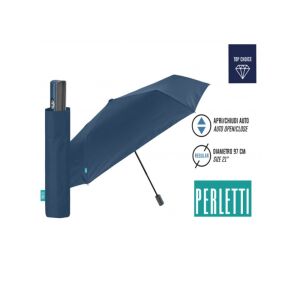 PERLETTI Teljesen automata összecsukható esernyő PROMOCIONALI / sötétkék, 96026-02 129574438 - Esernyő