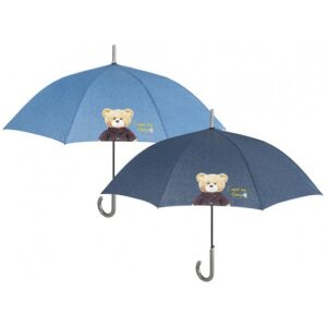 PERLETTI Automatikus esernyő DENIM TEDDY / sötétkék, 26204 129574472 - Perletti