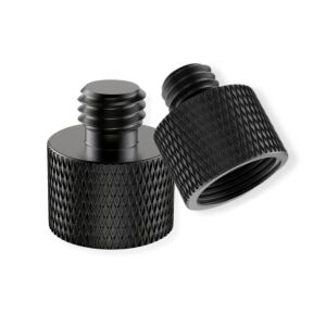 Adaptor pentru Suport Microfon CR|GAS® din Aluminiu, Filet Mama 5/8" la Filet Tata 3/8", pentru Stativ Microfon, Trepied de Camera si Echipamente de Inregistrare Sonora, Adaptor de Inalta Rez 129576092 - Accesorii pentru microfon