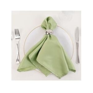 Комплект 10 салфетки за маса Kotonia Home - 45x45 см, Damask Satin DeLux, 100% памук, шамфъстък зелено - 10 бр 129576553