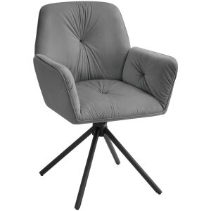 Otočné kreslo s opierkami Lenia, čalúnené 130786077 - Jedálenská stolička