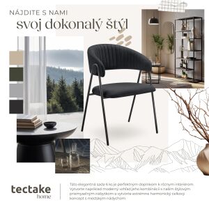 Krzesło Bedano, tapicerowane, tkanina, 150 kg 129577098 - Krzesło do jadalni