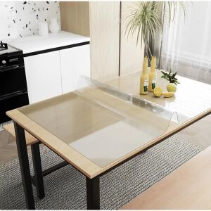 ABYZ™ Priehľadný PVC silikónový obrus 220x60 cm, hrúbka 1,2 mm, elegantná ochrana so vzhľadom skla pre moderný dizajn