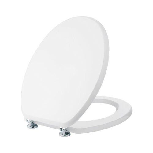 CR LEGNO MDF WC ülőke fém zsanérokkal, ferde nézet