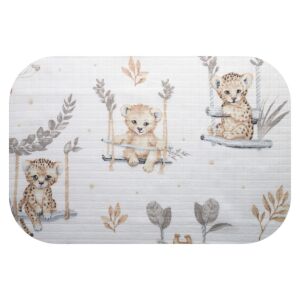 Színes mintás textil pelenka 70x80 cm- Állatok a hintán 129578267 - Textil pelenka