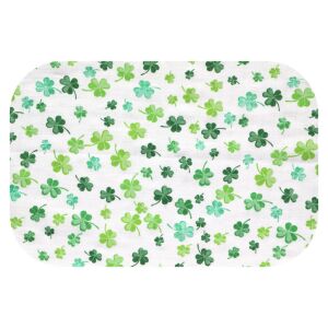 Színes mintás textil pelenka 70x80 cm- Zöld lóhere