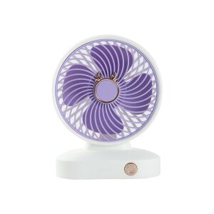 Asztali ventilátor 17 cm lila