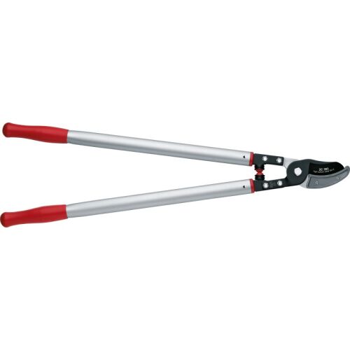 DUE CIGNI 78cm telescopic pruning shears with red handles