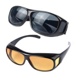 Set 2 perechi ochelari pentru condus, timp zi si noapte, universali, plastic 129602538 - Ochelari de soare pentru barbati