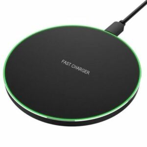 Incarcator wireless FAST CHARGE cu incarcare rapida 10W compatibil telefon iPhone, Samsung 129604584 - Încărcătoare wireless