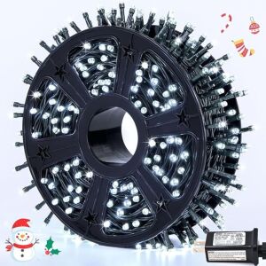 Impact Vision® 100m 480 LED Luminițe de Crăciun, Alb Rece, 8 Moduri de Iluminare, Interior/Exterior - Ghirlande luminoase