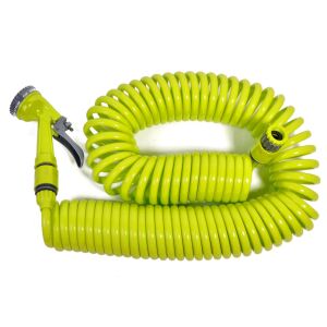 Zola furtun de grădină extensibil verde de 15 metri cu duză de pulverizare și accesorii - Irigare