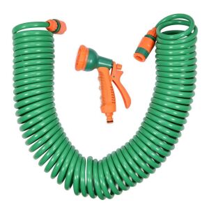 Furtun de grădină Flo 89351 cu pistol de stropit, lungime 15 m - Irigare