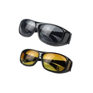 Set 2 perechi Ochelari de Soare Impact Vision® pentru Condus, Polarizati, Zi/Noapte, Unisex 129607236 - Ochelari de soare pentru barbati