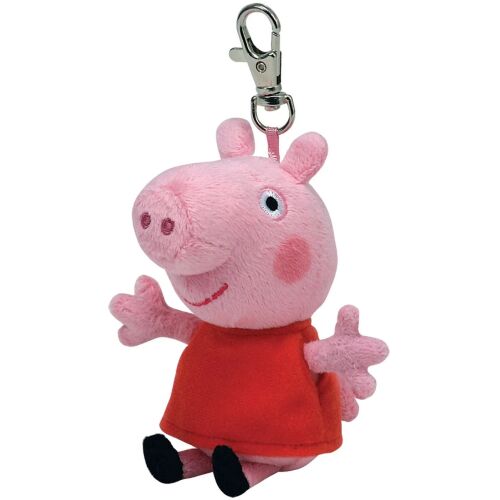 Peppa Pig plüss kulcstartó, 8,5 cm, Ty Beanie Bellies - Kulcstartó