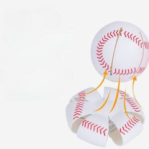Deformation Flippy UFO baseball labda, átmérő 8 cm, 3 év +, interaktív LED lámpák, repülő UFO mágikus labda, repülő labda, fehér