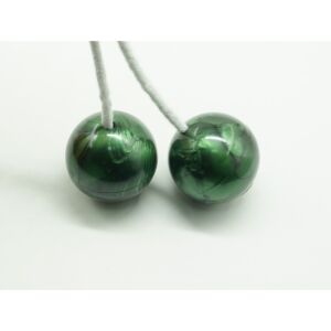 Jucărie interactivă Flippy Clackers ball, verde, 40 mm, două bile - Jocuri de îndemânare în aer liber