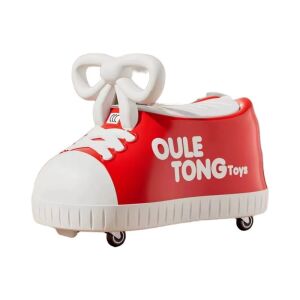 Gyerekautó, KeepHome, cipőmodell, 4 kerék, 1-6 éves korig, tárolódoboz, ABS, 48 x 27 x 34 cm, piros