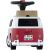 A Volkswagen T1 piros gyerek járgány hátulnézete