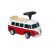 BIG Baby VW T1 piros lábbal hajtós autó elölnézet