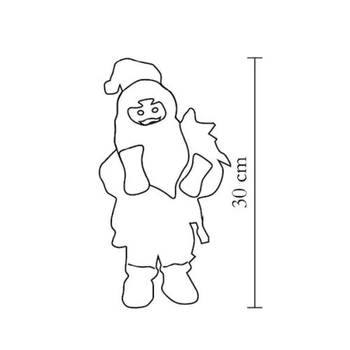 Éneklő és táncoló Mikulás - fehér 145346547