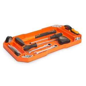 Werkzeugablage aus Gummi mit Fächern und Griff 141319368 - Werkzeug- & Teilesortierer