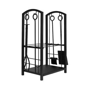 5-in-1 Kaminreinigungsset mit Holzhalter 129630418