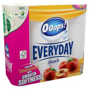 Упс! Everyday Peach 3 Ply Тоалетна хартия 32 ролки 129607667