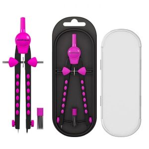 Erich Krause Accent körző készlet - 2 részes - fekete/rózsaszín 129632488 - Erich Krause