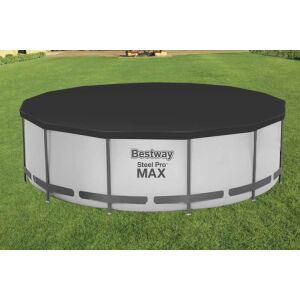 Bestway Steel Pro MAX 366 cm kerek medencetakaró, fekete, földi medencékhez - Medence kiegészítő