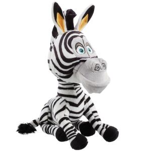 Pluszowa zabawka Marty zebra z Madagaskaru, 25 cm - Interaktywna gra dla dzieci, LEGO DUPLO, Indiański namiot, Gra rozwojowa dla małych dzieci, Interaktywny pluszak i Plusz