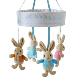 Peter Rabbit Musikalisches Babybett-Mobile, Babybett-Mobile mit Peter Rabbit-Charakteren, schlaf gut kleiner Hase - Babys & Toddler