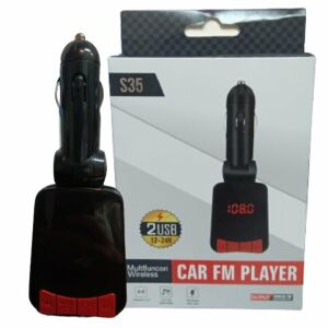 Macvi® Bluetooth FM autós FM modulátor USB-vel a telefon töltéséhez, fekete színű