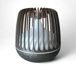 Macvi® aromaterápiás diffúzor / párásító 7 színű lámpával, 500 ml, fekete színű