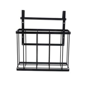 Macvi® függesztett fémkosár, szervező a fürdőszobai vagy konyhai szekrénybe, helytakarékos, szénacél, könnyű összeszerelés.