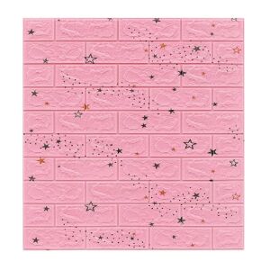 Macvi Rózsaszín Csillag Tégla 3D Falpanel - Macvi