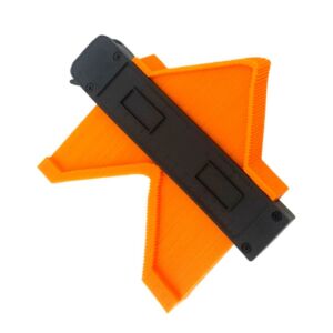 Macvi® mérőszerszám, 12cm, műanyag, fekete/narancssárga, felújításhoz és barkácsoláshoz