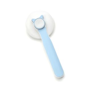 Macvi® öntisztító kefe kutyáknak és macskáknak, eltávolítja az elhalt és benőtt szőrszálakat, keringési masszázs, rozsdamentes acél sörték, ergonomikus fogantyú.