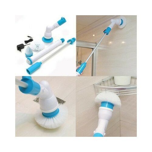 Macvi elektromos tisztítókefe használat közben fürdőszobai csempék és fugák tisztításához