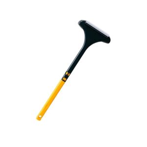 Macvi® facsaró, gumi, 46 x 15 cm, fekete/sárga, üveg és csempe gyors tisztításához